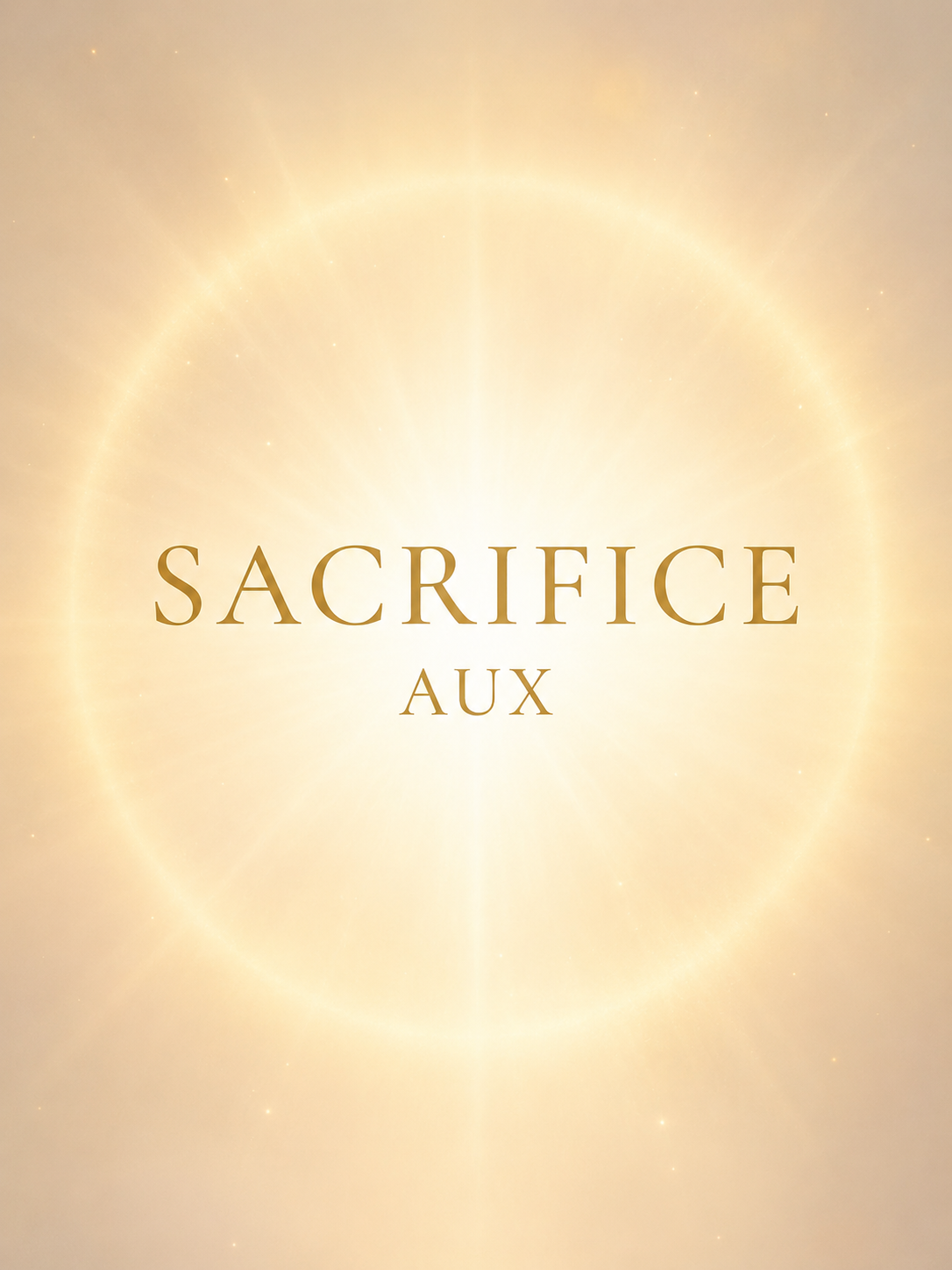 Sacrifice aux initiés