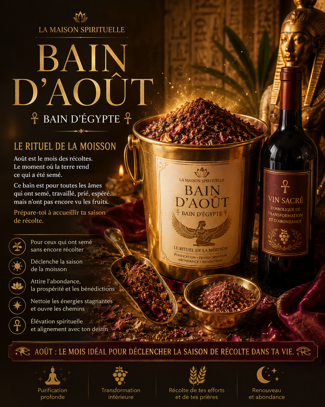 Bain d’Août – Bain d’Égypte